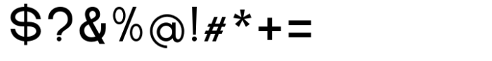 Equivalent Medium Font OTHER CHARS