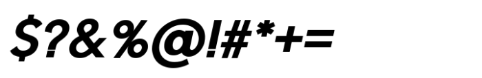 Equivolition Black Italic Font OTHER CHARS