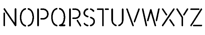 EQUO STENCIL Font UPPERCASE