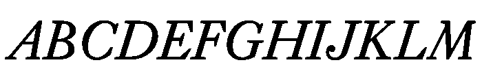 EquityAItalic Font UPPERCASE