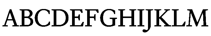 EquityARegular Font UPPERCASE