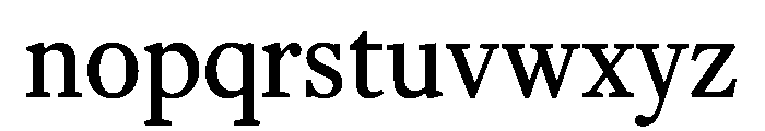 EquityARegular Font LOWERCASE