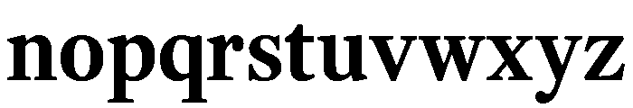 EquityBBold Font LOWERCASE