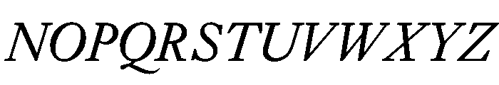 EquityBItalic Font UPPERCASE