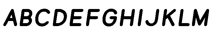 Equo BlackItalic Font UPPERCASE