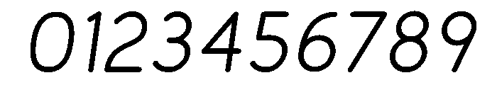 Equo Italic Font OTHER CHARS