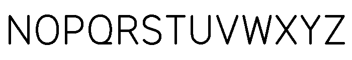 Equo Regular Font UPPERCASE