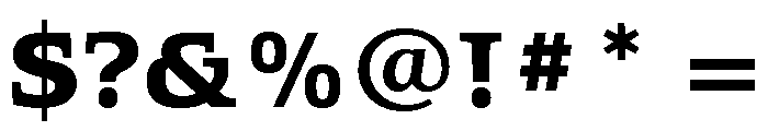 Equestrienne Bold Font OTHER CHARS