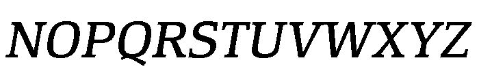 Equestrienne Book Italic Font UPPERCASE