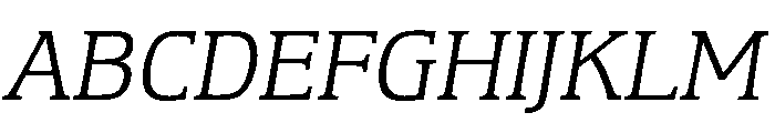 Equestrienne Light Italic Font UPPERCASE