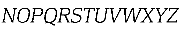 Equestrienne Light Italic Font UPPERCASE
