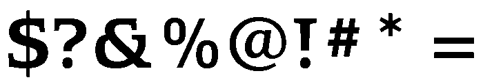 Equestrienne Medium Font OTHER CHARS