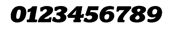 Eroika Slab Heavy Italic Font OTHER CHARS