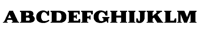Eroika Slab Heavy Font UPPERCASE