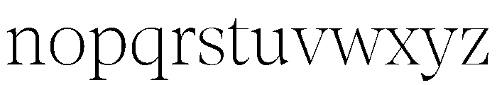 Erotique Extra Light Font LOWERCASE