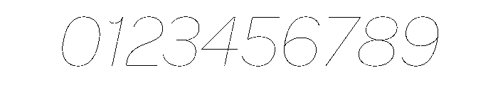Erotique Thin Italic Font OTHER CHARS