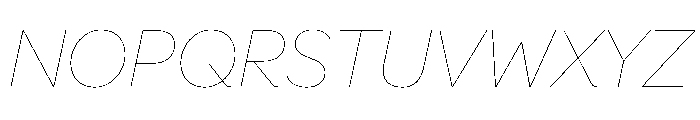 Erotique Thin Italic Font UPPERCASE