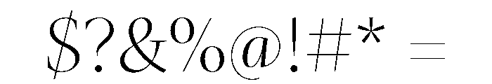Erotique Thin Font OTHER CHARS