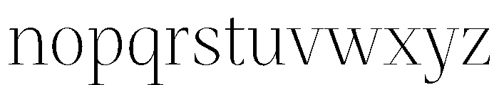 Erotique Thin Font LOWERCASE
