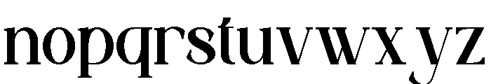 ERITO Regular Font LOWERCASE