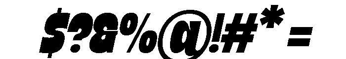 Erabol Italic Font OTHER CHARS
