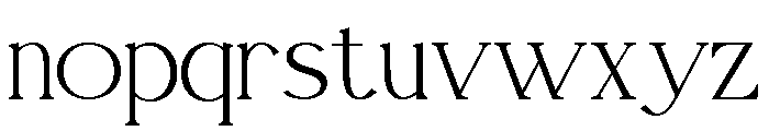 Erendela Regular Font LOWERCASE