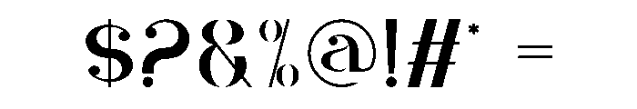 Erifonia Font OTHER CHARS