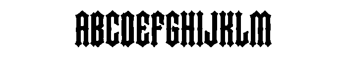 Erika Noir Font UPPERCASE