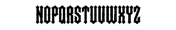 Erika Noir Font UPPERCASE