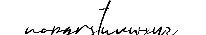 Erland Davidson Font LOWERCASE