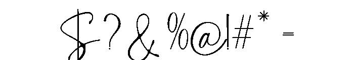 Erlintina-Regular Font OTHER CHARS