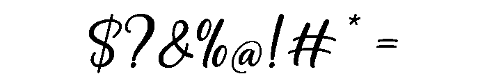 Ersinta Font OTHER CHARS