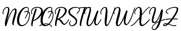 Ersinta Font UPPERCASE