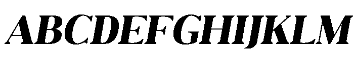Eryndor Black Italic Font UPPERCASE