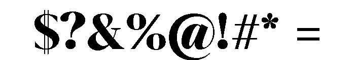 Eryndor Black Font OTHER CHARS