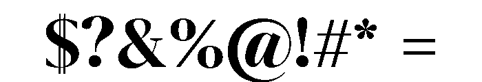 Eryndor Bold Font OTHER CHARS