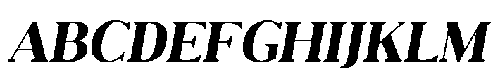 Eryndor Extra Bold Italic Font UPPERCASE