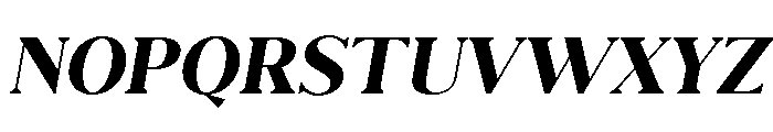 Eryndor Extra Bold Italic Font UPPERCASE