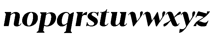 Eryndor Extra Bold Italic Font LOWERCASE