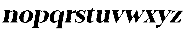 Eryndor Extra Bold Slanted Font LOWERCASE