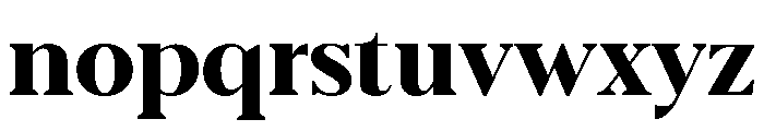 Eryndor Extra Bold Font LOWERCASE