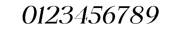 Eryndor Extra Light Italic Font OTHER CHARS