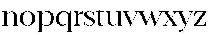 Eryndor Extra Light Font LOWERCASE