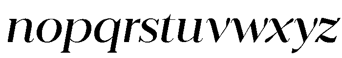Eryndor Light Italic Font LOWERCASE