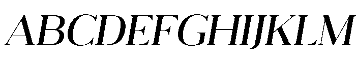 Eryndor Light Slanted Font UPPERCASE