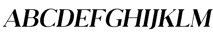 Eryndor Medium Italic Font UPPERCASE