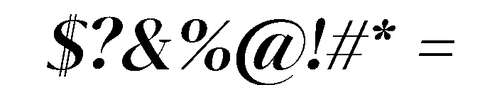 Eryndor Medium Slanted Font OTHER CHARS