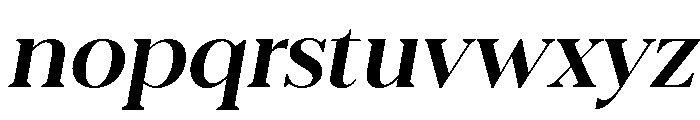 Eryndor Medium Slanted Font LOWERCASE
