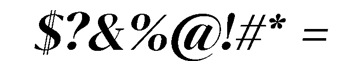 Eryndor Semi Bold Italic Font OTHER CHARS