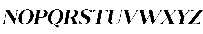 Eryndor Semi Bold Italic Font UPPERCASE